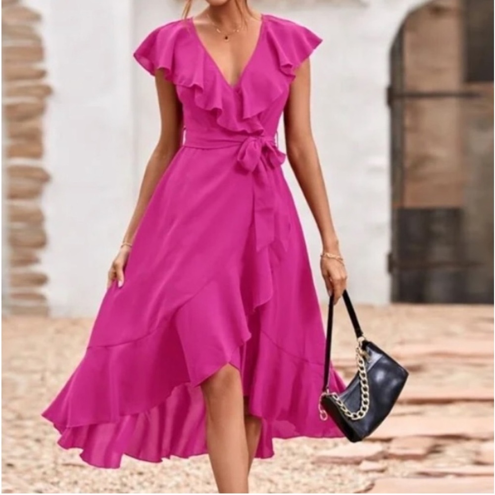 Dress- Hot pink. XL